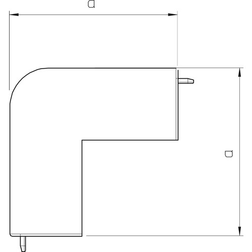 6175634 OBO WDKH-A60090RW Außeneckhaube halogenfrei 60x90mm Polycarbonat/Acrylni Produktbild Additional View 1 L