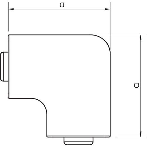 6175670 OBO WDKH-F60090RW Flachwinkel- haube halogenfrei 60x90mm Polycarbonat/A Produktbild Additional View 1 L