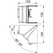 6274440 OBO GK-IH70130RW Inneneck variabel 70x130mm Polycarbonat/Acrylnitr Produktbild Additional View 1 S