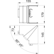 6274640 OBO GK-IH70170RW Inneneck variabel 70x170mm Polycarbonat/Acrylnitr Produktbild Additional View 1 S