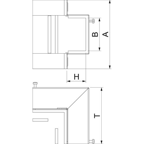 7216420 OBO BSKM-AE 1025 Außeneck für Wand- und Deckenmontage 100x250 Stahl ba Produktbild Additional View 1 L