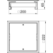 7406701 OBO ZES4-2 U10T 7011 Zugdosen- einsatz für Universalmontage Polyamid Produktbild Additional View 1 S