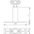 5408814 OBO ISO-A-800 ISO-Abstandhalter mit Befestigung 800mm Aluminium Produktbild Additional View 1 S