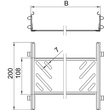 6068918 OBO KTSMV 620 FS Längenverbinder Set f. Kabelrinne Magic60x200x200Stahl Produktbild Additional View 1 S