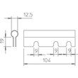 7215395 OBO BSKH-G Gewindestangenadapter für BSKH E30 Stahl Produktbild Additional View 1 S