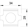 6016596 OBO GSV 34 G Stoßstellenverbinder für Gitterrinne Sta Produktbild Additional View 1 S