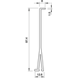 6026990 OBO 2371 100 Trennwand 100x2000mm Polyvinylchlorid lichtgrau Produktbild Additional View 1 S