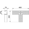 6274360 OBO GK-T70110RW T-Stück 70x110mm Polyvinylchlorid reinweiß Produktbild Additional View 1 S