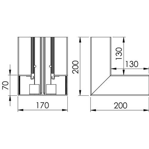 6274740 OBO GK-I70170RW Inneneck 70x170mm Polyvinylchlorid reinweiß Produktbild Additional View 1 L