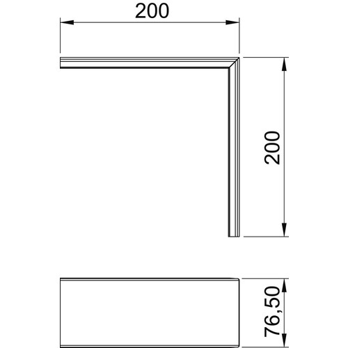 6274790 OBO GK-OTGARW Oberteil Außeneck, glatt Polyvinylchlorid reinwei Produktbild Additional View 1 L