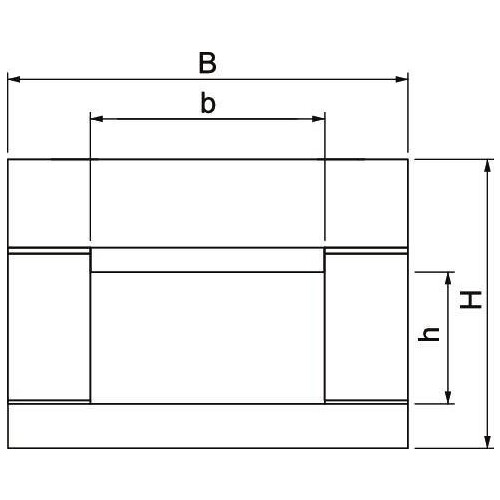 7215216 OBO BSK 120511 Brandschutzkanal I120/E90 50x110mm Glasfaserleichtbeton g Produktbild Additional View 1 L