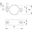 5038014 OBO 942 11 Erdungsschelle 8-11mm Kupfer vernickelt Produktbild Additional View 1 S