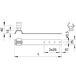 5215609 OBO 157 FK-VA 410 Dachleitungshalter  Edelstahl, rostfrei Produktbild Additional View 1 S