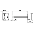 6117473 OBO ÜSS 45-O-RW Überspannungsschutz Modul 45 mit optisch Produktbild Additional View 1 S