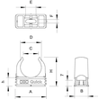 2149040 OBO 2955 M63 Quick-Schelle M63 Polypropylen lichtgrau Produktbild Additional View 1 S