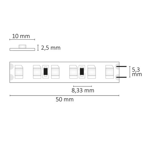 112059 Isoled SIL-Flexband 24V 9,6W IP20 5m warmweiß Produktbild Additional View 2 L