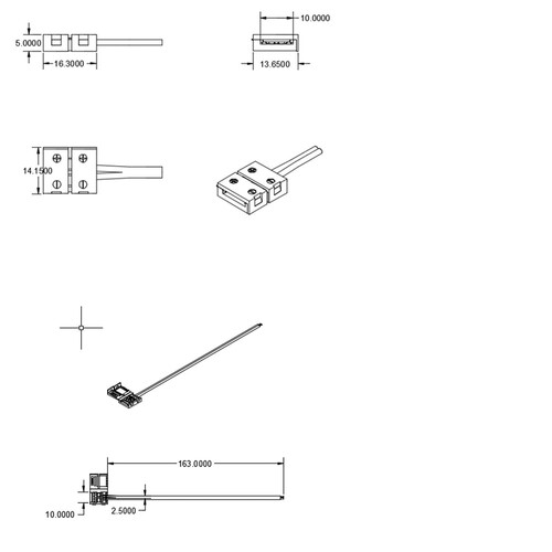 111627 Isoled Flexband Clip-Kabelanschl. 2-polig weiss für Breite 10mm Produktbild Additional View 1 L