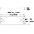 112017 Isoled Trafo 24V/DC 0-30W ultraflach Produktbild Additional View 1 S