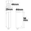 111067 Isoled Trafo 24V/DC 60W mit Rundstecker und Flachstecker Produktbild Additional View 1 S