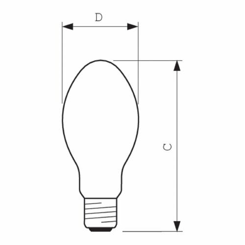 18225815 Philips-Licht MASTER SON PIA Plus 100W/220 E40 1SL/12 EEI:A+ Produktbild Additional View 2 L