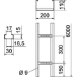 6311059 OBO WKLG 1120 FT Weitspannkabelleiter gelochter Seitenhol Produktbild Additional View 1 S