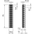 2056070 OBO 72 CE WS Reihenlusterklemme 4,0mm² Polypropylen weiß 1Pkg=10Stk Produktbild Additional View 1 S