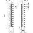 2056372 OBO 76 CE WS Reihenlusterklemme 10,0mm² Polypropylen weiß 1Pkg=10Stk Produktbild Additional View 1 S