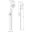 3SE5000-0AA56 Siemens Schwenkhebel für Positionsscha.3SE51 inkl.Adapt.+Schraube Produktbild Additional View 1 S