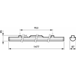 910629146426 PHILIPS Maxos LED Performer TL5 Länge 5000 Limen asym. 4000K weiß Produktbild Additional View 1 S