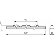 910629146426 PHILIPS Maxos LED Performer TL5 Länge 5000 Limen asym. 4000K weiß Produktbild Additional View 2 S