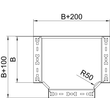 6042014 OBO RTM 130 FS T-Abzweigstück mit Schnellverbindung 110x300 Stahl band Produktbild Additional View 1 S