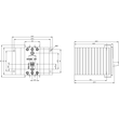 3RF2440-1AC55 Siemens Halbleiterschütz 3Phasig 3RF2 AC51 40A 40 GRAD Produktbild Additional View 2 S