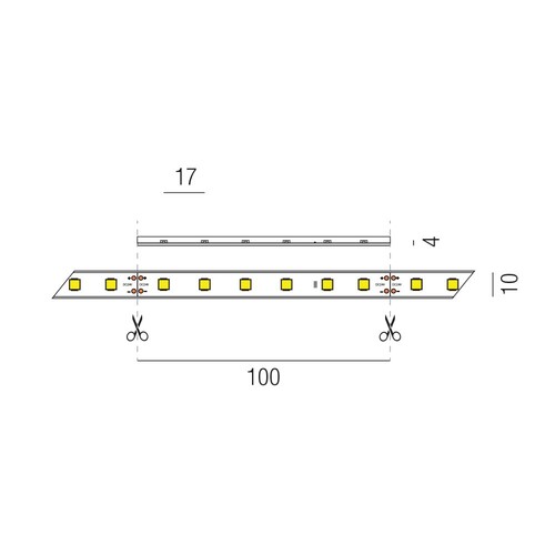 69268/600-WW Leuchtwurm LED Strip 24V 7,5W Lfm  455Lm 3000K 6m Produktbild Additional View 1 L