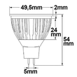 111544 Isoled MR16 Led Strahler 5,5W WW Produktbild Additional View 2 S