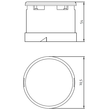 8WD4450-0EA2 Siemens Sirenenelement 100dB schwarz 70mm 230V 8 Töne Produktbild Additional View 2 S