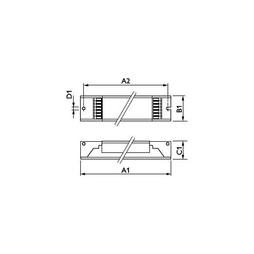 913700120 Philips HF-R 236 TL-D EII 220- 240V 50/60Hz 1-10V Produktbild Additional View 1 L