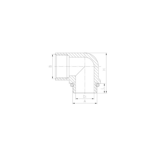 21.009 Jacob PG-Winkel Zinkdruckguss PG9 Produktbild Additional View 1 L