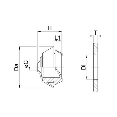 G501-1020-00 Jacob Dichtungsdurchführung grau Produktbild Additional View 1 L