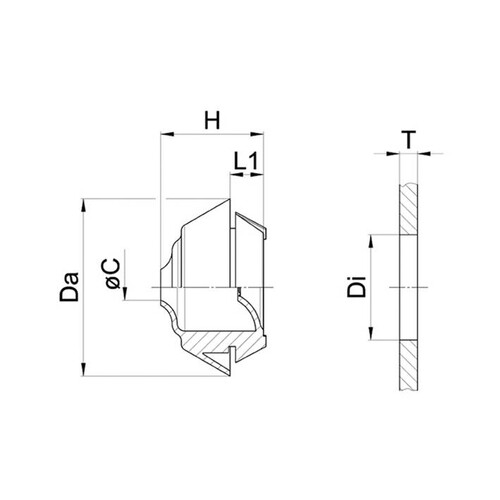 G501-1020-00 Jacob Dichtungsdurchführung grau Produktbild Additional View 1 L