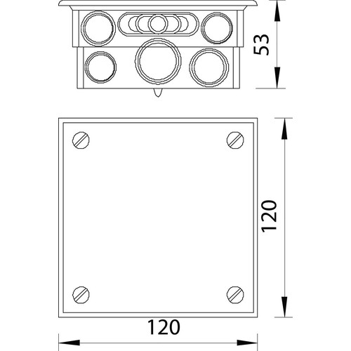 5015545 OBO 1804 UP Potentialausgleichsschiene im Kasten für Produktbild Additional View 1 L