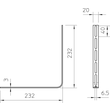 6017371 OBO 5050 20X3 FT Schlitzband gebogen 20x3 Stahl tauchfeuerverzinkt Produktbild Additional View 1 S