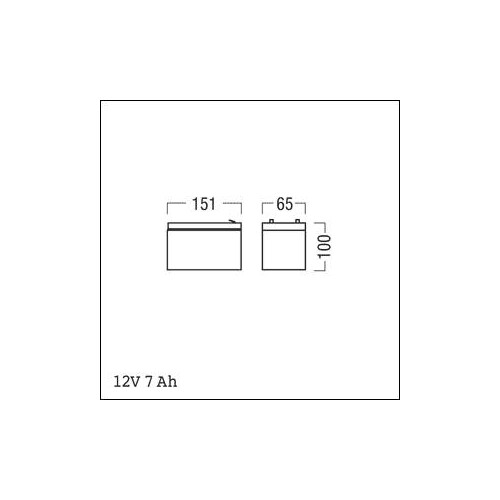 22168850 Zumtobel Onlite eBOX Accu Set PB/12 7Ah Produktbild Additional View 1 L