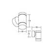 35001420 Brumberg Wandleuchte edelstahl Produktbild Additional View 2 S