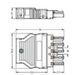 770-305 Wago Winsta Midi 5pol, Buchse Produktbild Additional View 1 S