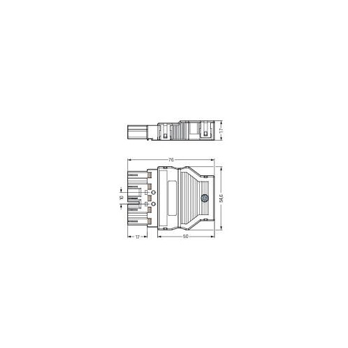 770-315 Wago Winsta Midi 5pol, Stecker Produktbild Additional View 1 L