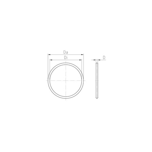 309 G/1.5 JACOB O-Ring Dichtring M16 Produktbild Additional View 1 L