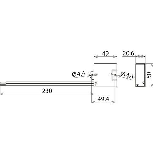 900431 DEHN Überspannungsableiter Typ 2 DEHNcord 1-polig für Elektroinstallation Produktbild Additional View 3 L