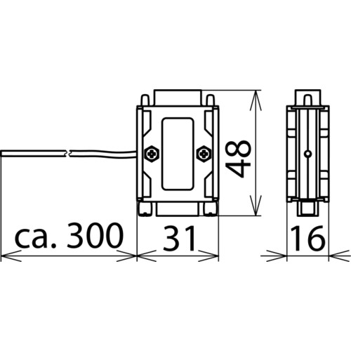 924017 DEHN Überspannungsableiter für D-SUB-Anschluss 9-polig Produktbild Additional View 3 L