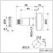 239.480.55 WERMAX LED Einbauleuchte 239 Mulitcolour 24V/DC Produktbild Additional View 1 S