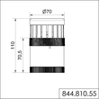 84481055 WERMA Sirene Selbsteinstellend 24V DC BK Produktbild Additional View 1 S